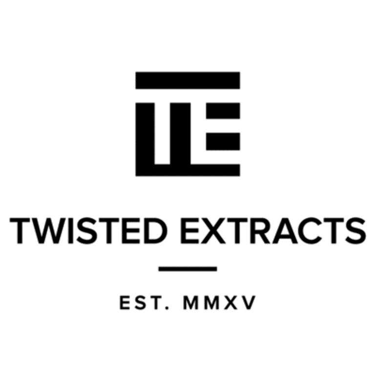 twisted extracts white logo