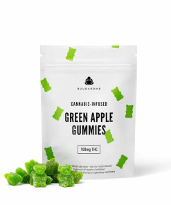 Buy BuudaBomb Green Apple Gummies Online Green Society