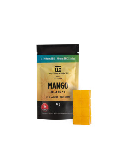 Buy Twisted Extracts 1:1 Mango Jelly Bombs Online Green Society