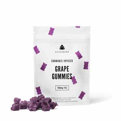 Buy BuudaBomb Grape Gummies Online Green Society