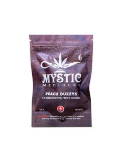 Buy Mystic Medibles Peach Buzzys Online Green Society