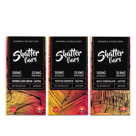 Buy Euphoria Extractions Sativa Shatter Bars Online Green Society