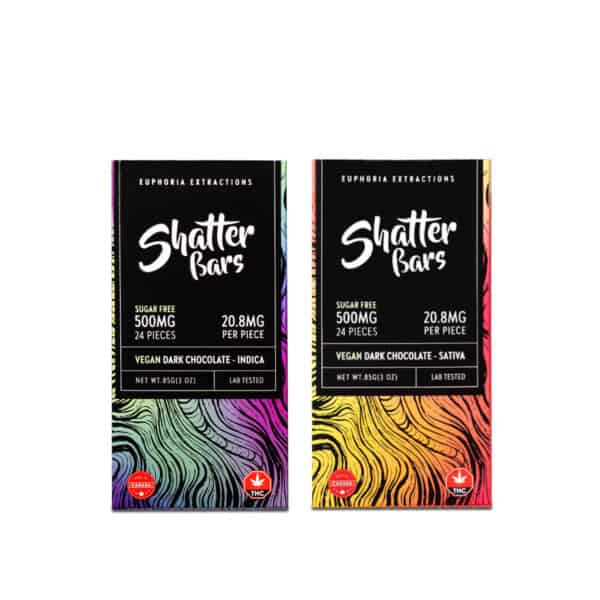 Buy Euphoria Extractions Vegan Shatter Bars Online Green Society