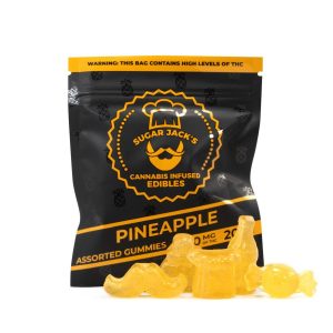 Buy Sugar Jack's THC Pineapple Gummies Online Green Society