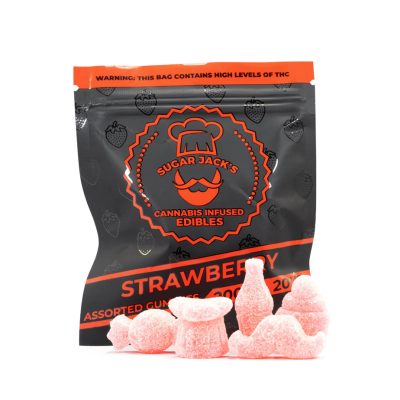 Buy Sugar Jack's Edibles Strawberry Gummies Online Green Society