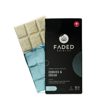 Buy Faded Cannabis Co. Cookies & Cream Bar Online Green Society