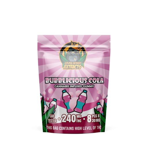 Buy Golden Monkey Extracts Bubblicious Cola Gummies Online Green Society