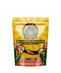 Buy Golden Monkey Extracts Rainbow Sherbet Gummies Online Green Society