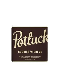 Buy Potluck Cookies 'n Creme Chocolate Online Green Society