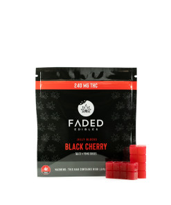 Buy Faded Cannabis Co. Black Cherry Jelly Blocks Online Green Society