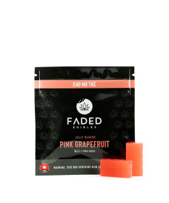 Buy Faded Cannabis Co. Pink Grapefruit Jelly Blocks Online Green Society