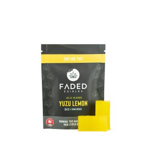 Buy Faded Cannabis Co. Yuzu Lemon Jelly Blocks