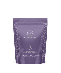 Buy Ripped Edibles THC Mixed Berry Chewies Online Green Society