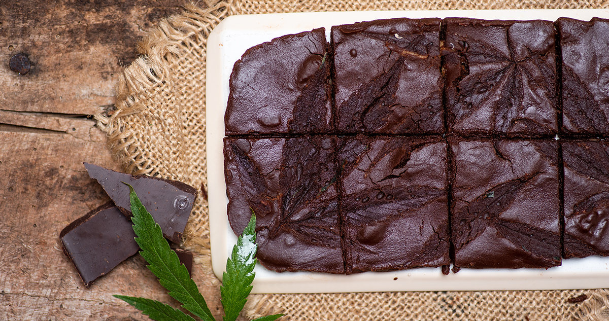 cannabis brownie platter