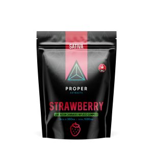 Buy Proper Extracts Sativa Strawberry Gummies Online Green Society