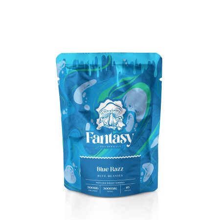 Buy Fantasy Psychedelics Blue Razz Gummies Online Canada Green Society