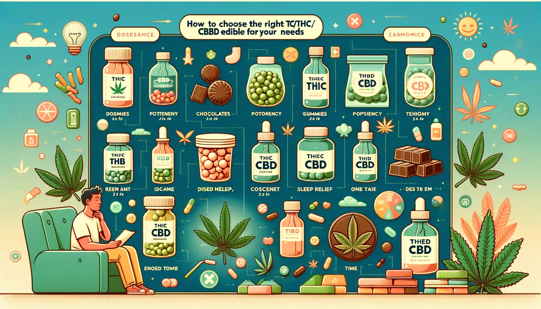 How to Choose the Right THC/CBD Edible for Your Needs ~ Green Society Blog