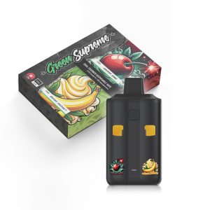 Green Supreme 6mL HTFSE Vape Pen (Cherry Bomb & Banana Sherbet)