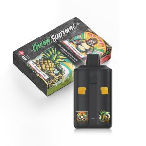 Green Supreme 6mL HTFSE Vape Pen (Laughing Buddha & Pineapple Express)