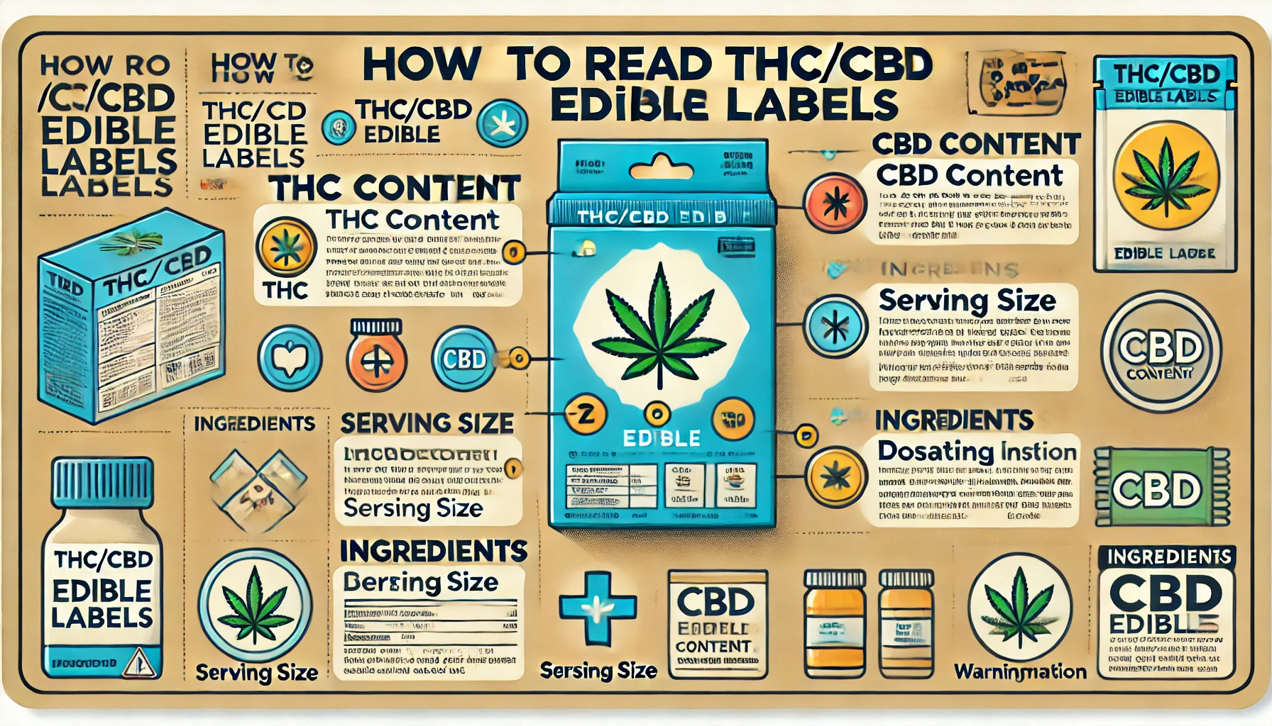 A Guide to Reading THC/CBD Edible Labels: What to Look For ~ Green ...