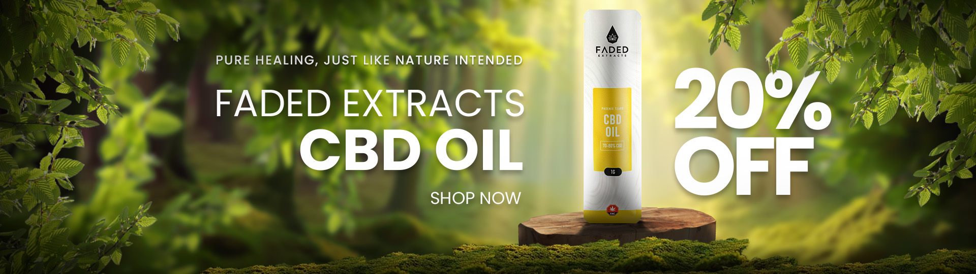 Faded CBD Oil 20% Off