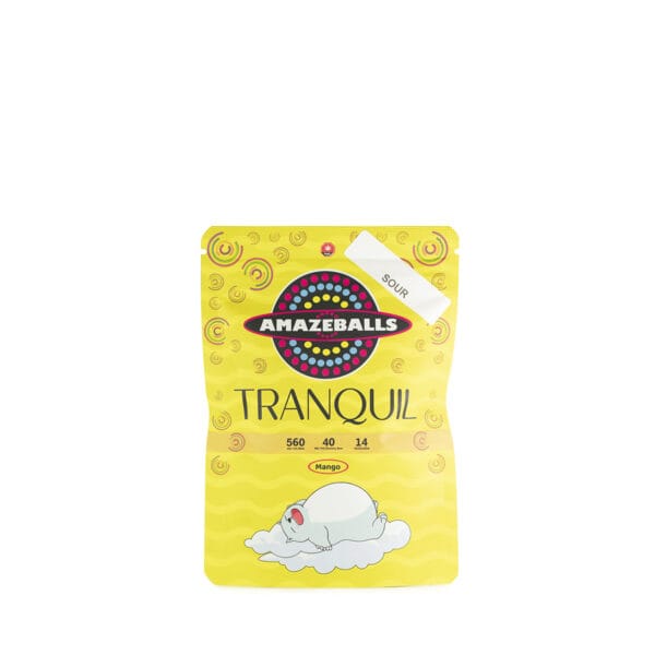 Amazeballs Sour Mango Tranquil Gummies