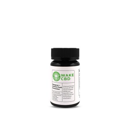 Buy Wake CBD Hangover & Flush Prevention Capsules Online Green Society