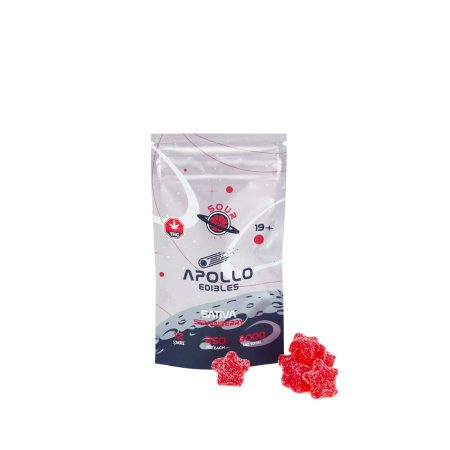 Buy Apollo Sour Strawberry Shooting Stars Online Green Society