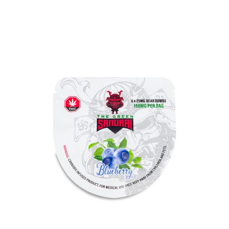 Buy The Green Samurai Blueberry Gummies Online Green Society
