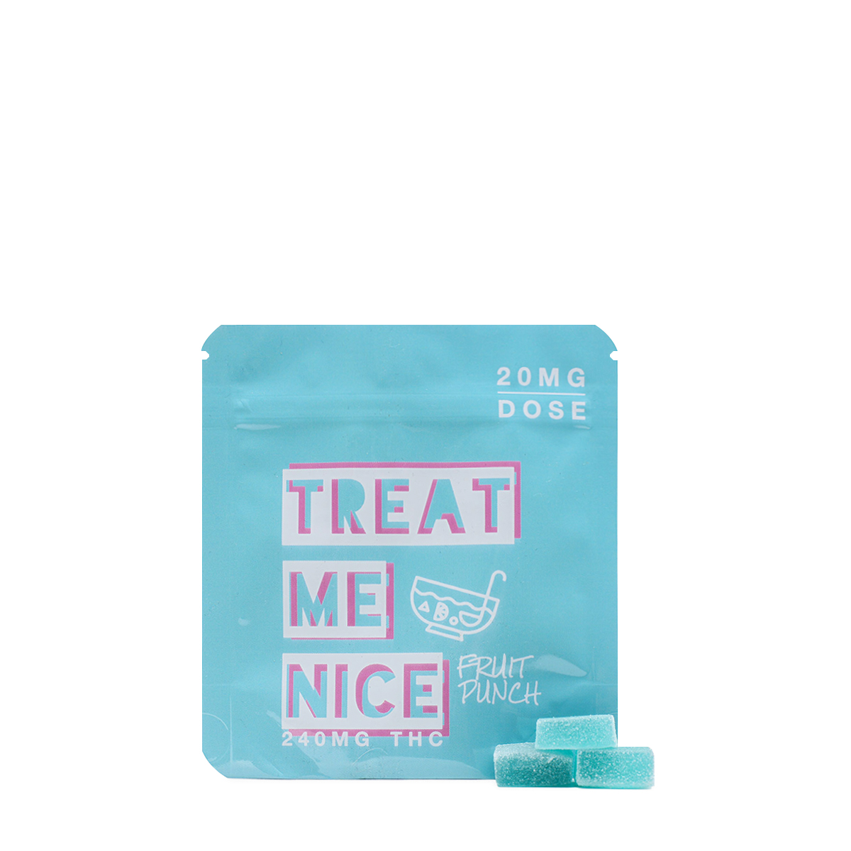 Buy Treat Me Nice Fruit Punch Gummies Online Green Society