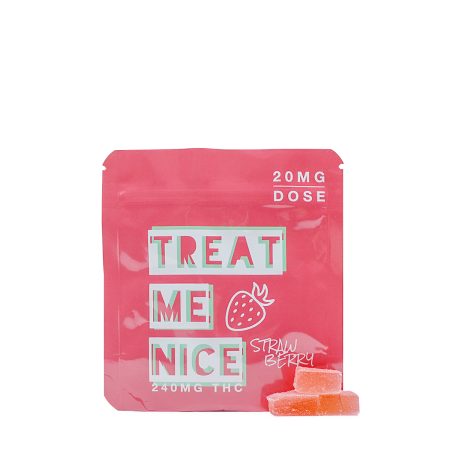 Buy Treat Me Nice Strawberry Gummies Online Green Society