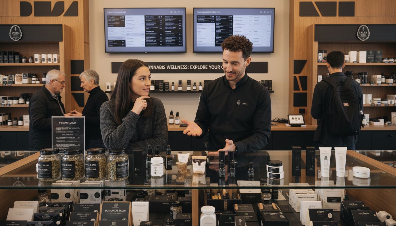 cannabis product display