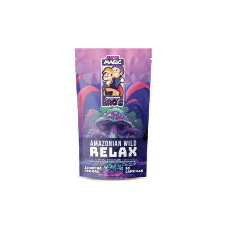 Buy Super Magic Mushroom Bros Relax Capsules Online Green Society