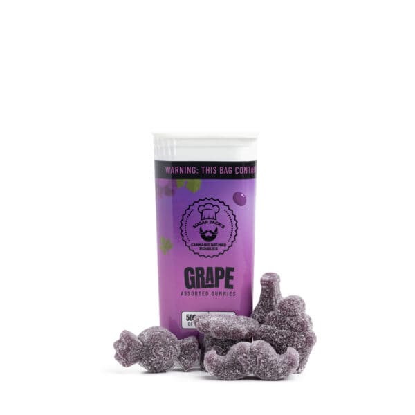 Buy Sugar Jack's Grape THC Gummies Online Green Society
