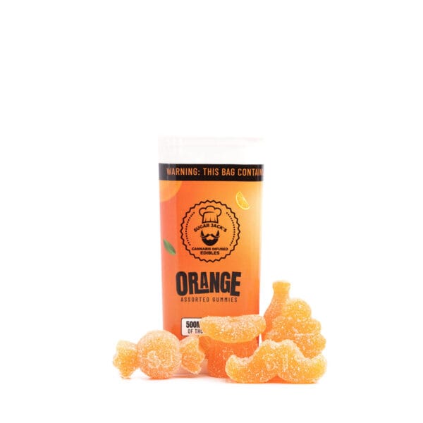 Buy Sugar Jack's Orange THC Gummies Online Green Society