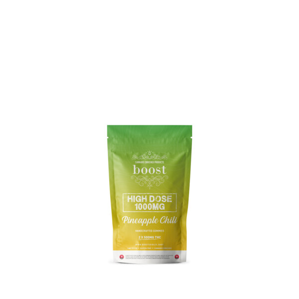 Buy Boost High Dose THC Pineapple Chili Gummies Online Green Society