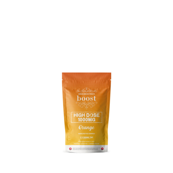 Buy Boost High Dose THC Orange Gummies Online Green Society