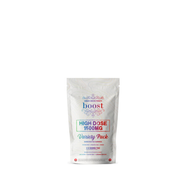 Buy Boost High Dose THC Variety Gummies Online Green Society