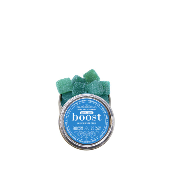 Buy Boost THC Blue Raspberry Gummies Online Green Society