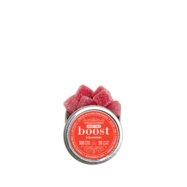 Buy Boost THC Strawberry Gummies Online Green Society