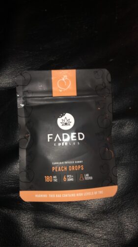 Faded Cannabis Co. Peach Drops photo review