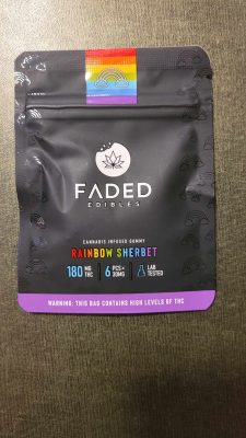 Faded Cannabis Co. Rainbow Sherbet Belts photo review