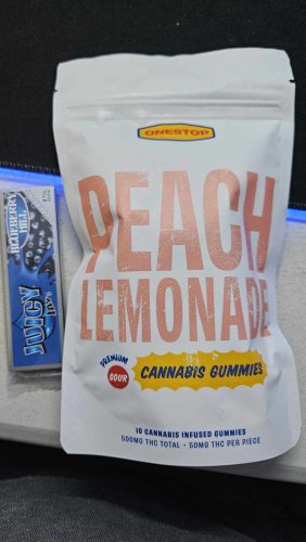 OneStop Peach Lemonade THC Gummies photo review