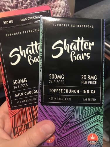 Euphoria Extractions Sativa Shatter Bars photo review