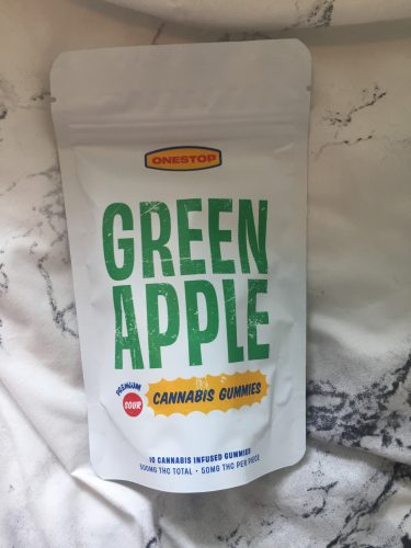 OneStop Green Apple THC Gummies photo review
