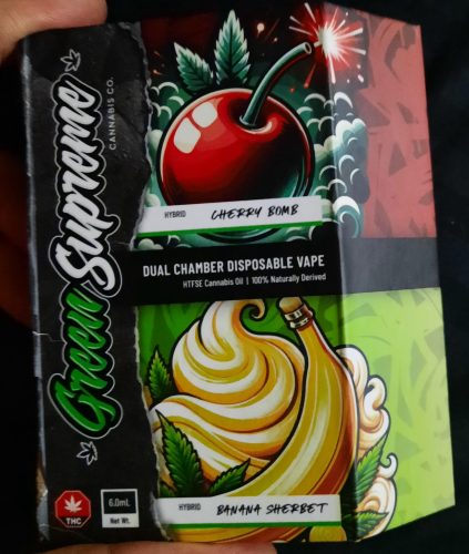 Green Supreme 6mL HTFSE Vape Pens photo review