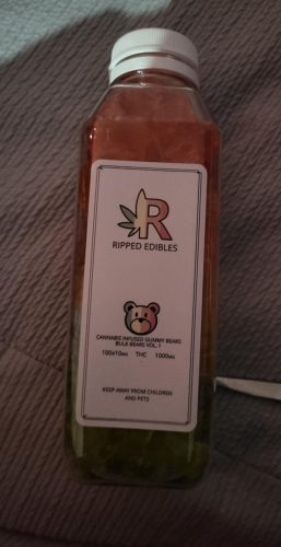 Ripped Edibles THC Gummy Bears (Bulk) photo review