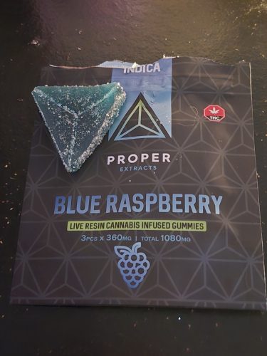 Proper Extracts Indica Blue Raspberry Gummies photo review