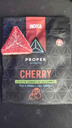 Proper Extracts Indica Cherry Gummies photo review