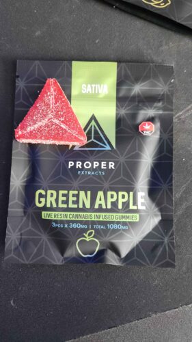Proper Extracts Sativa Green Apple Gummies photo review